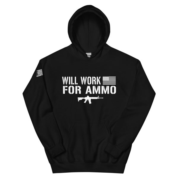 Will work for ammo 2nd amendment pro gun Unisex Hoodie