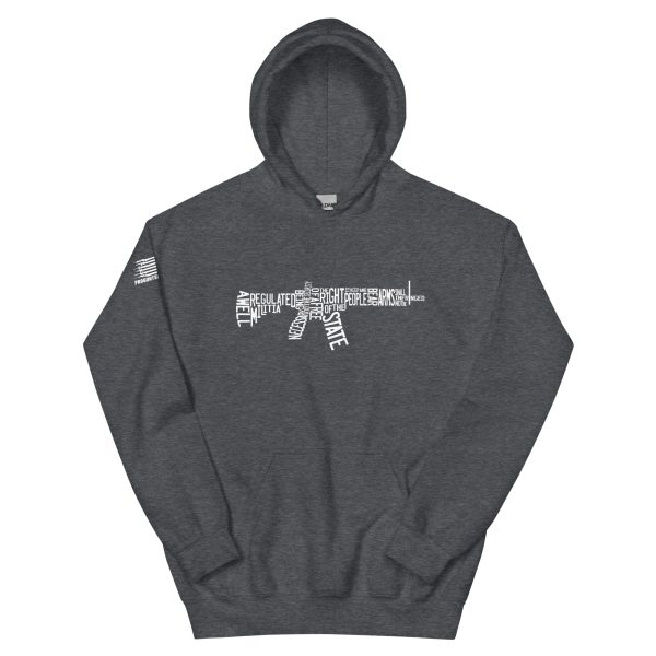 2nd amendment spelled out pro gun Unisex Hoodie - Image 4