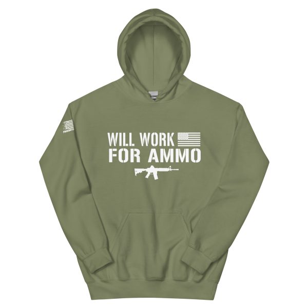 Will work for ammo 2nd amendment pro gun Unisex Hoodie - Image 4