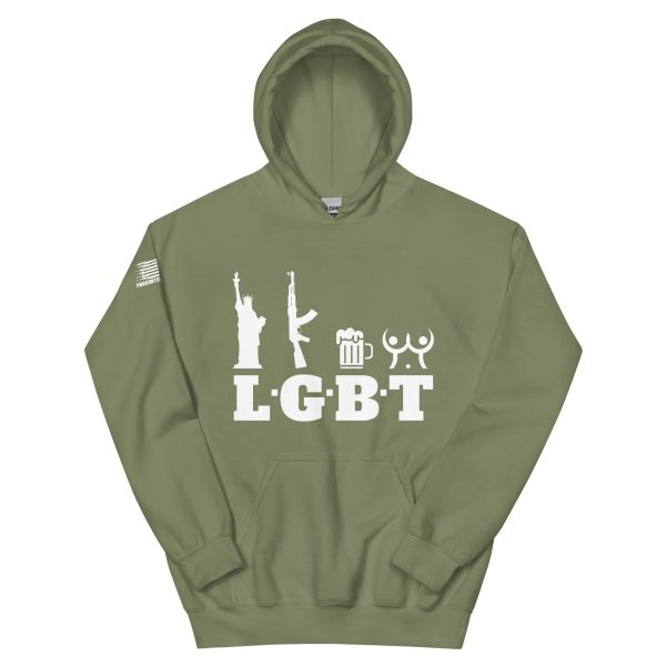 LGBT 2nd amendment pro gun Unisex Hoodie - Image 7