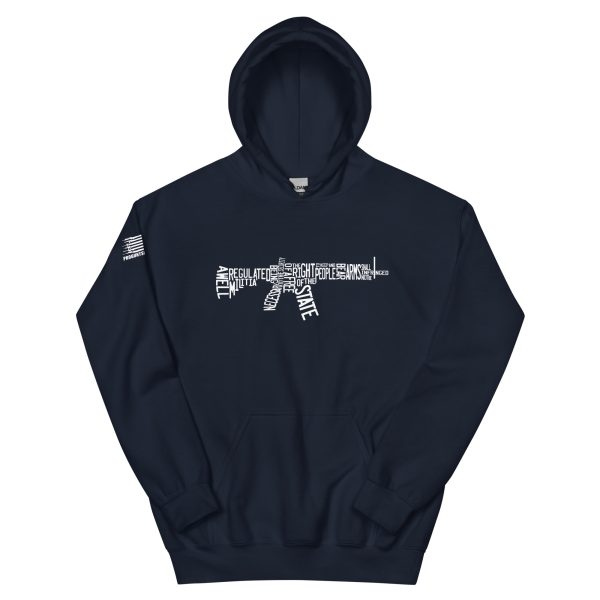 2nd amendment spelled out pro gun Unisex Hoodie - Image 2