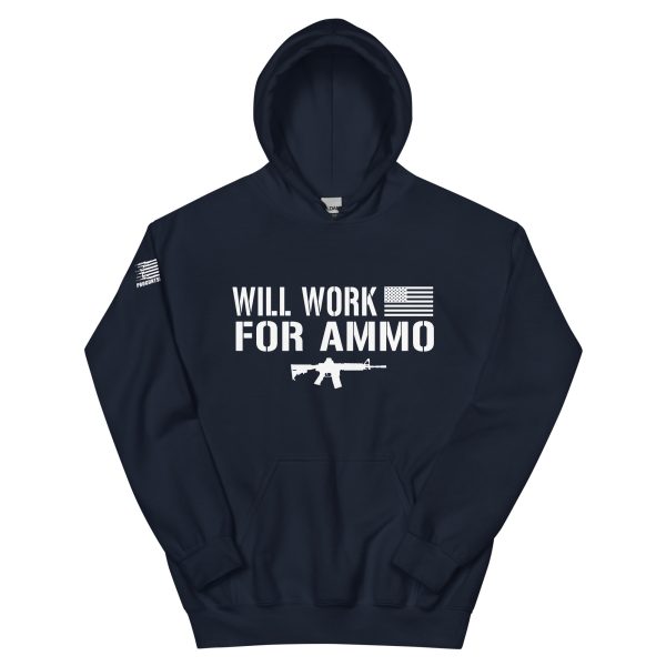 Will work for ammo 2nd amendment pro gun Unisex Hoodie - Image 2