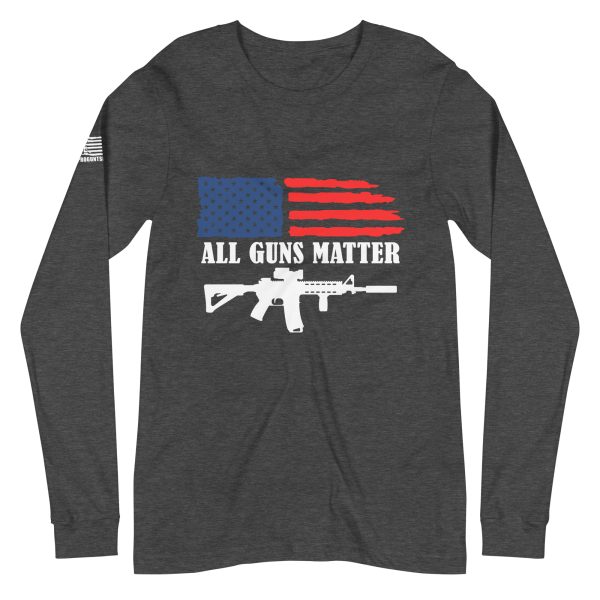 All guns matter 2nd amendment pro gun Unisex Long Sleeve Tee - Image 3