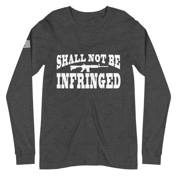 Shall not be infringed 2nd amendment pro gun Unisex Long Sleeve Tee - Image 4