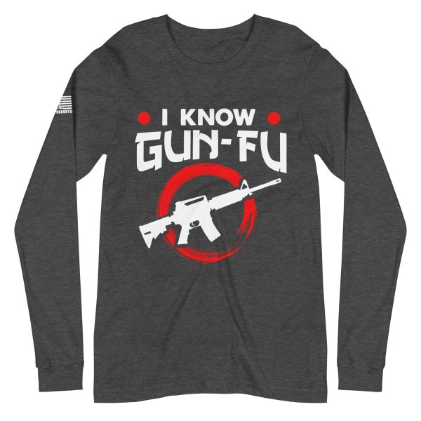 Gun-fu 2nd amendment pro gun Unisex Long Sleeve Tee - Image 4