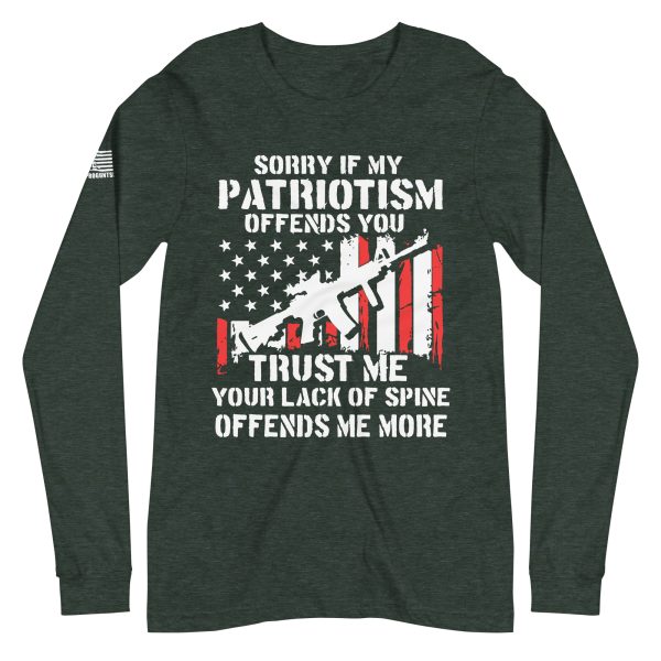 Patriotism 2nd amendment pro gun Unisex Long Sleeve Tee - Image 3
