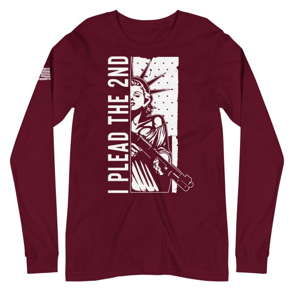 I plead the 2nd amendment pro gun Unisex Long Sleeve Tee - Image 3