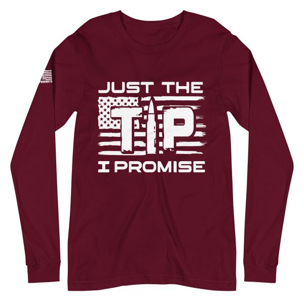 Just the tip 2nd amendment pro gun Unisex Long Sleeve Tee - Image 3