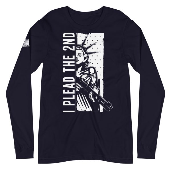 I plead the 2nd amendment pro gun Unisex Long Sleeve Tee - Image 2