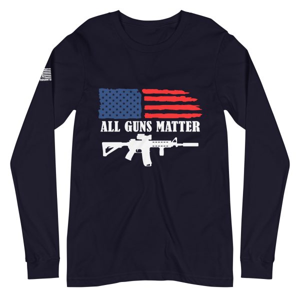 All guns matter 2nd amendment pro gun Unisex Long Sleeve Tee - Image 2