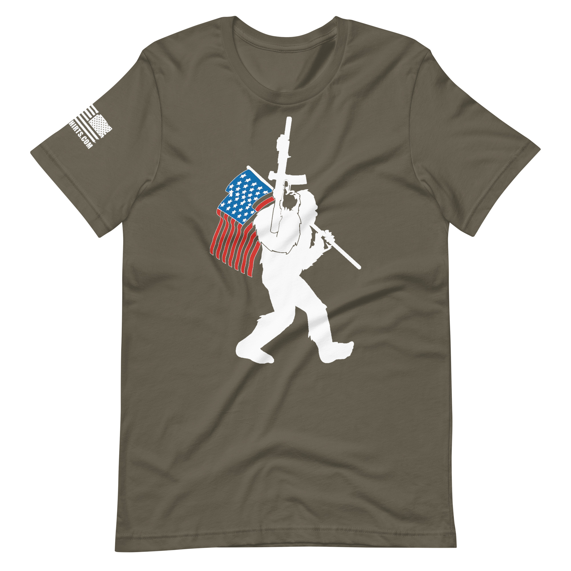 Bigfoot With A Gun 2nd Amendment Pro Gun Unisex t-shirt - Image 4