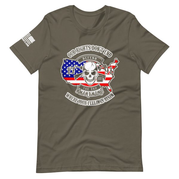 Our Rights 2nd amendment pro gun Unisex t-shirt - Image 4