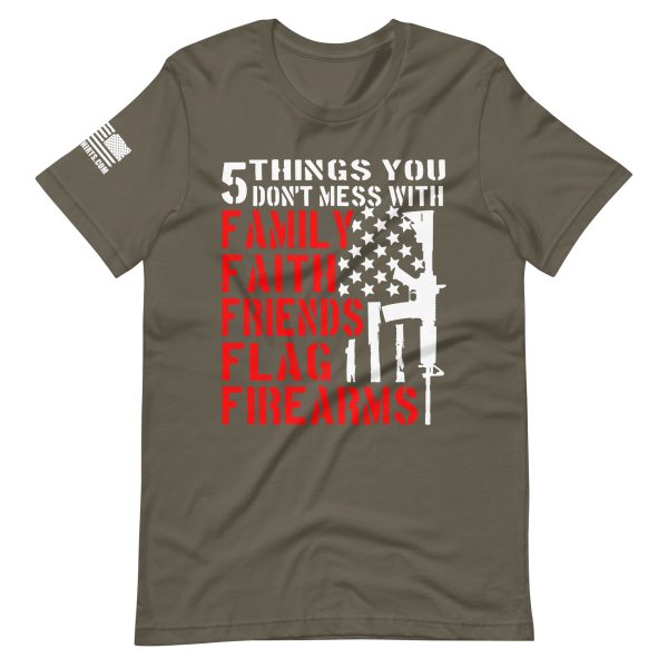 5 Things 2nd amendment pro gun Unisex t-shirt - Image 4