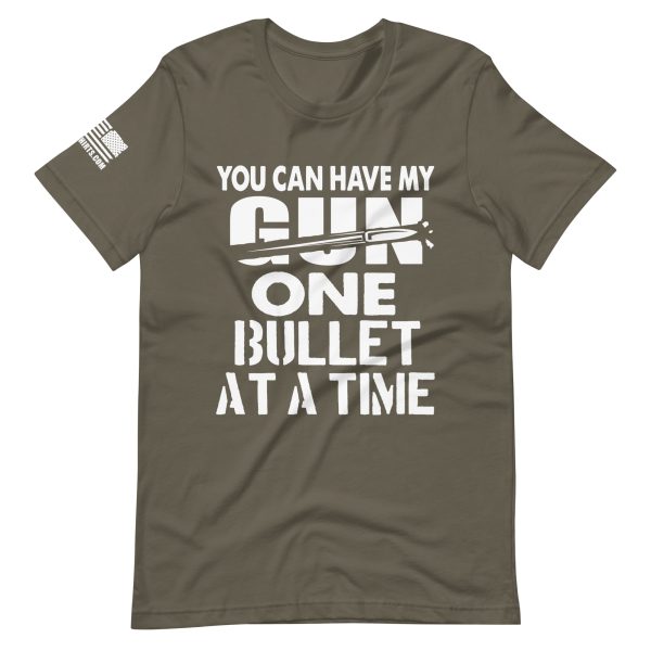 One Bullet at a Time 2nd amendment pro gun Unisex t-shirt - Image 5