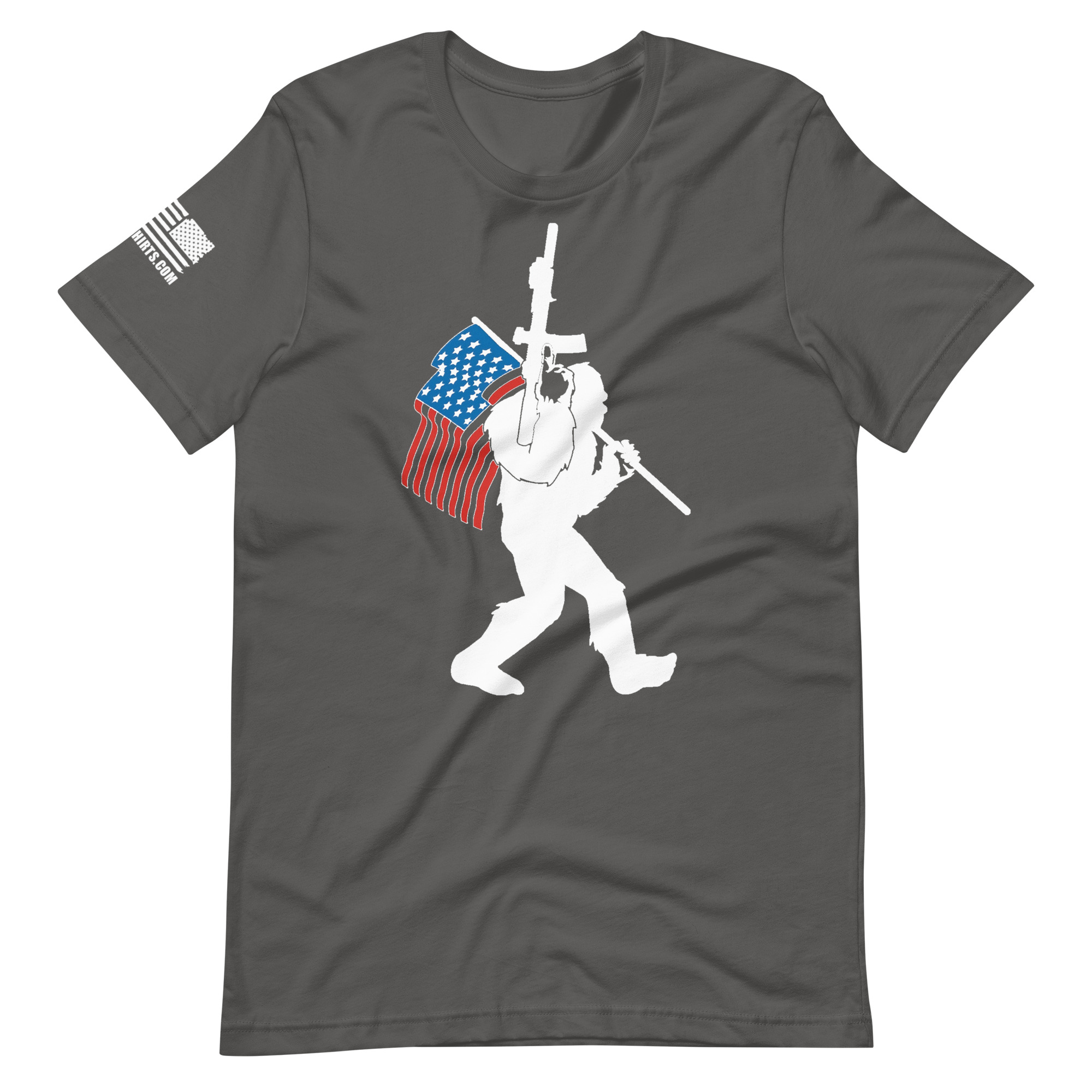 Bigfoot With A Gun 2nd Amendment Pro Gun Unisex t-shirt - Image 3