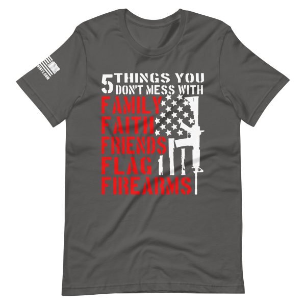 5 Things 2nd amendment pro gun Unisex t-shirt - Image 3
