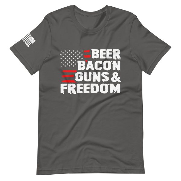 Beer, Bacon, Guns 2nd amendment pro gun Unisex t-shirt - Image 3