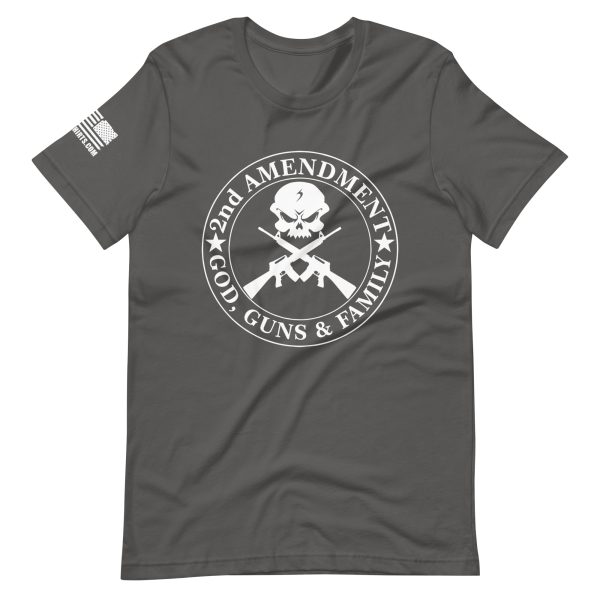 God, Guns, Family 2nd amendment pro gun Unisex t-shirt - Image 4