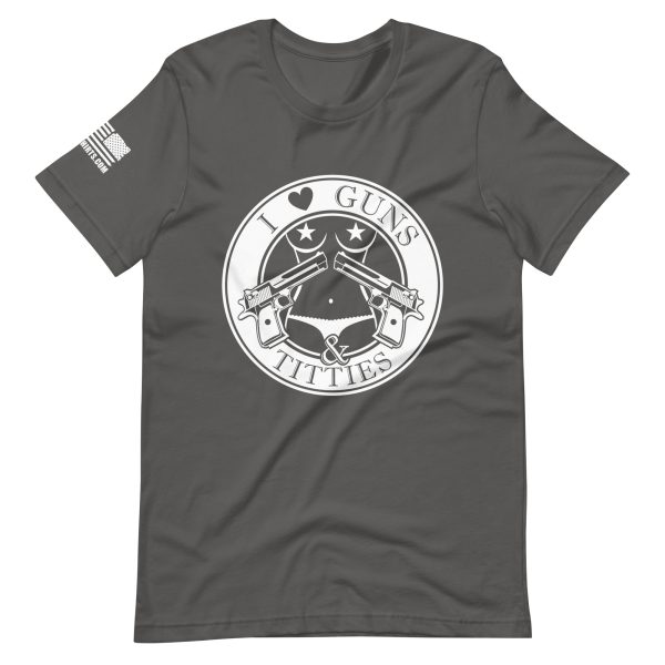 I love guns and titties 2nd amendment pro gun Unisex t-shirt - Image 4