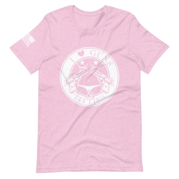 I love guns and titties 2nd amendment pro gun Unisex t-shirt - Image 6
