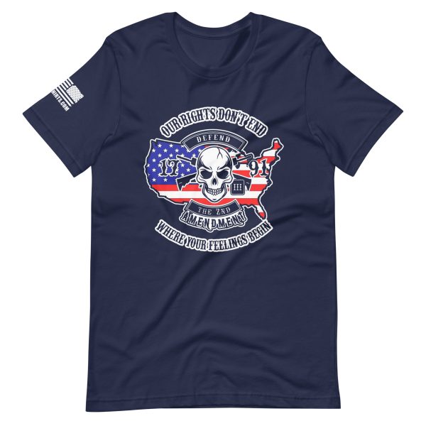 Our Rights 2nd amendment pro gun Unisex t-shirt - Image 2