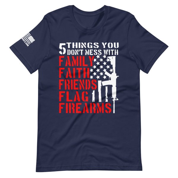 5 Things 2nd amendment pro gun Unisex t-shirt - Image 2