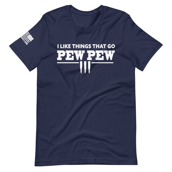 I like Things That Go Pew Pew 2nd amendment pro gun Unisex t-shirt - Image 2