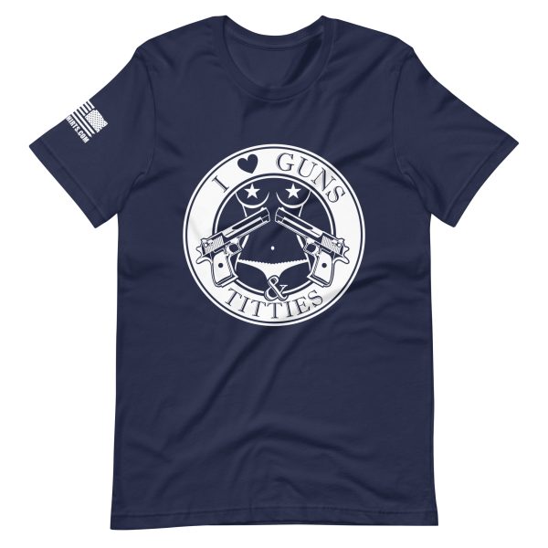 I love guns and titties 2nd amendment pro gun Unisex t-shirt - Image 2