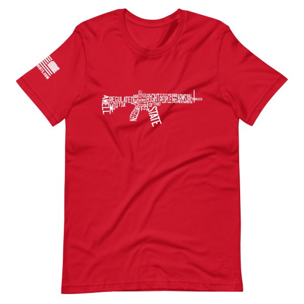 2nd amendment spelled out pro gun Unisex t-shirt - Image 3
