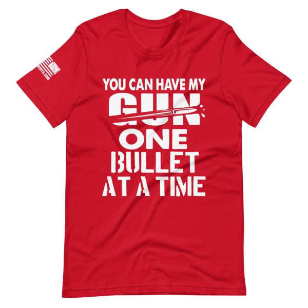 One Bullet at a Time 2nd amendment pro gun Unisex t-shirt - Image 3