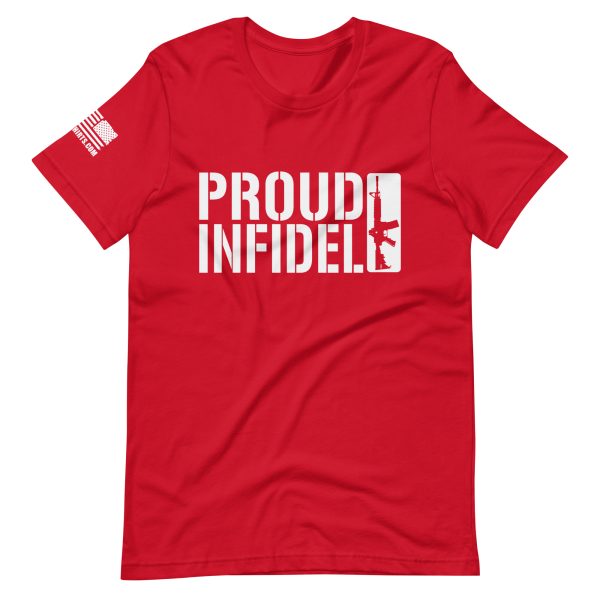 Proud Infidel 2nd amendment pro gun Unisex t-shirt - Image 3