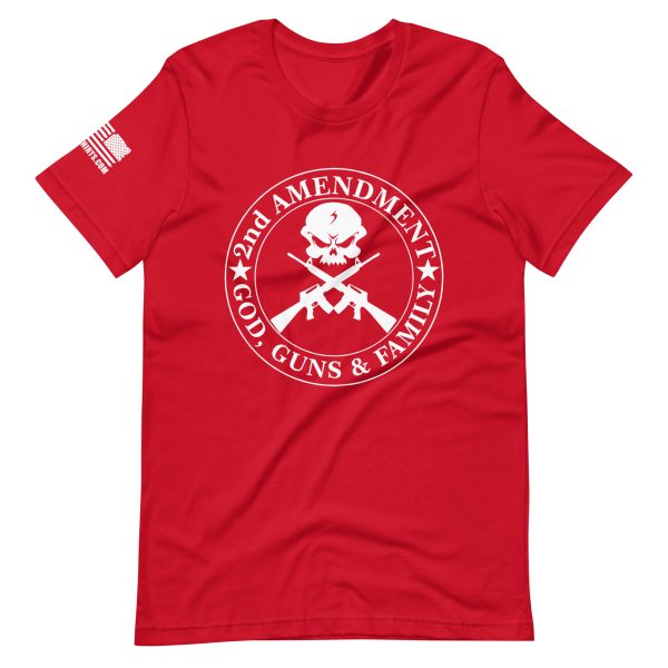 God, Guns, Family 2nd amendment pro gun Unisex t-shirt - Image 3