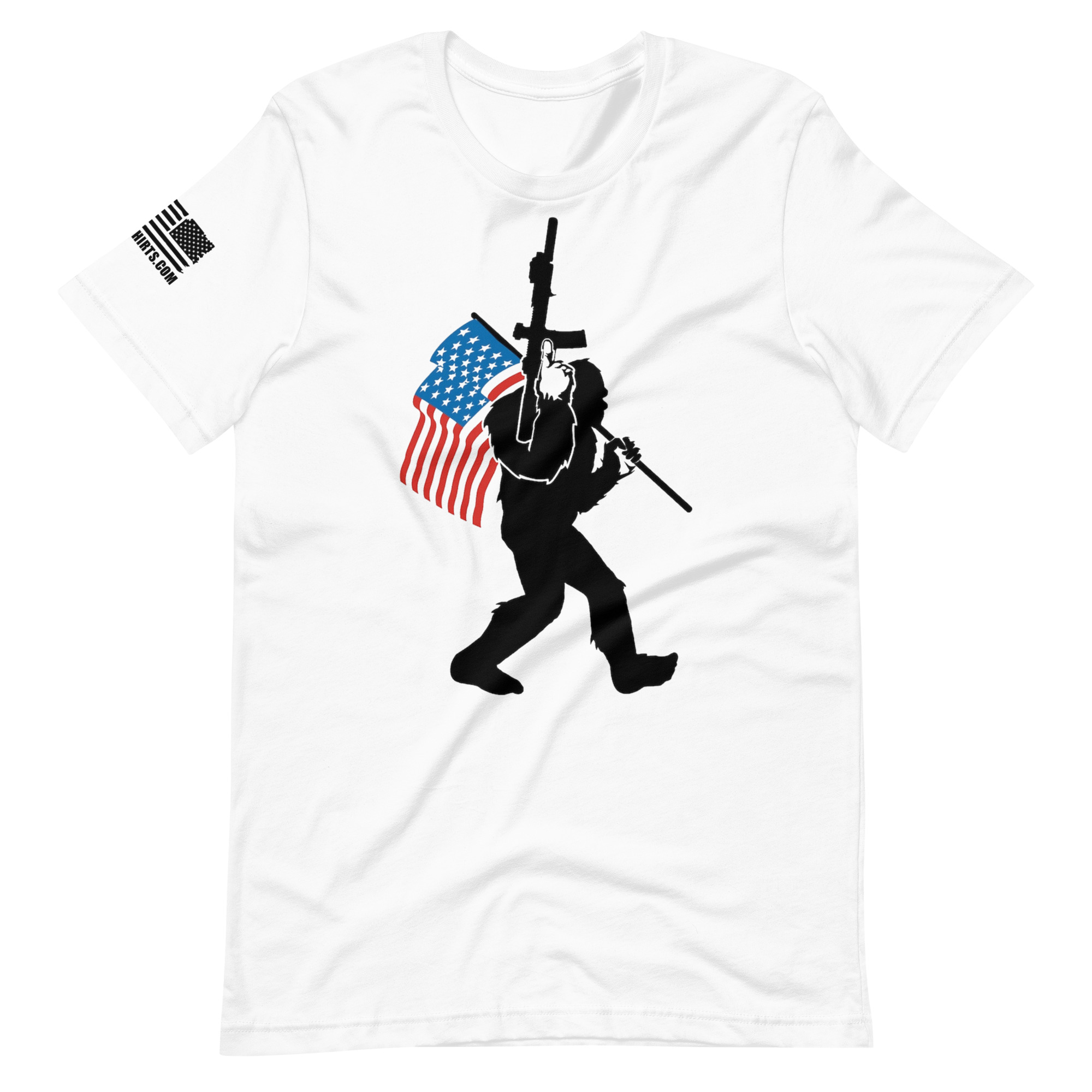 Bigfoot With A Gun 2nd Amendment Pro Gun Unisex t-shirt - Image 6